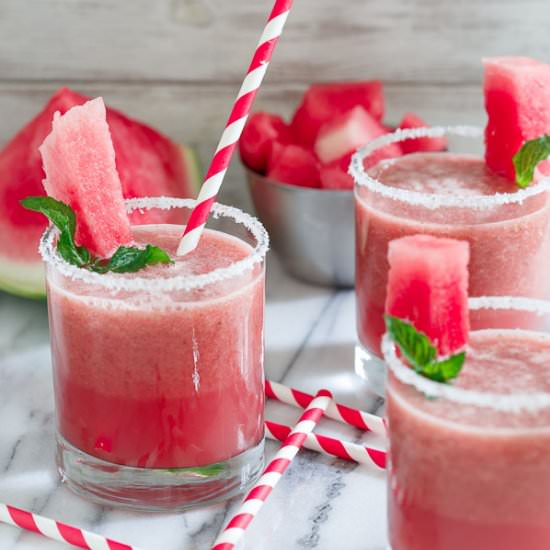 Jalapeno Watermelon Margaritas
