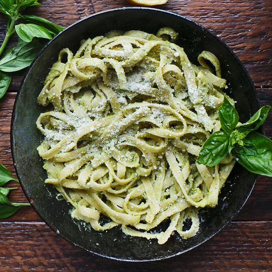 Avocado Pesto Pasta