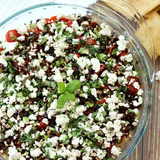 Ultimate Greek 7 Layer Dip