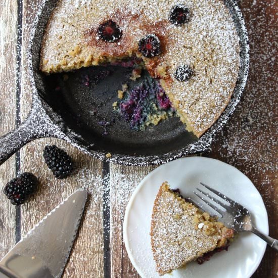 Skillet Blackberry Cake