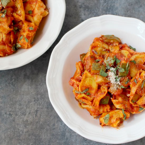 One-Skillet Ravioli Dinner