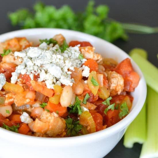 Buffalo Chicken Chili