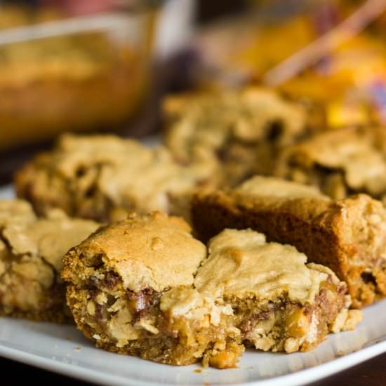 Snickers Peanut Butter Squared Bars