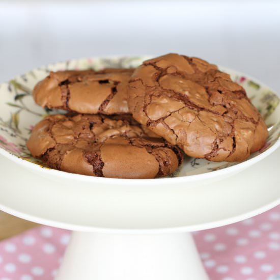 Chocolate & Peanut Brownie Cookies