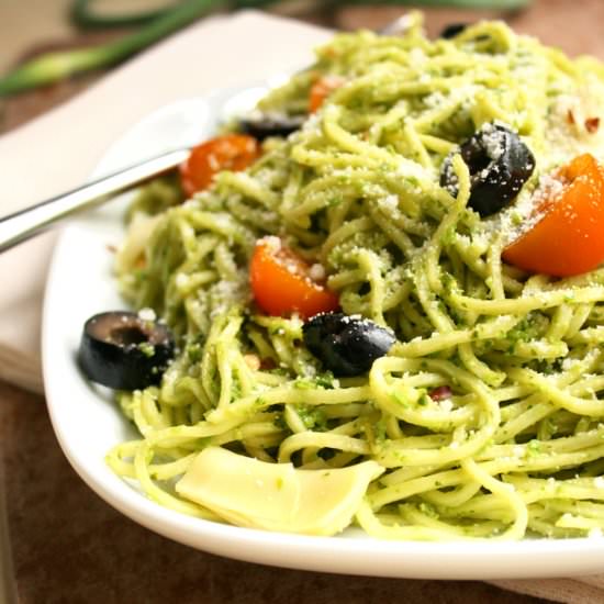 Garlic Scape Pesto