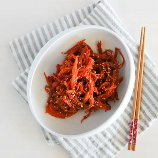 Korean Spicy Dried Squid Strips