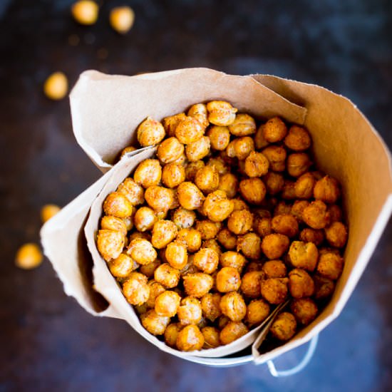 BBQ Roasted Chickpeas