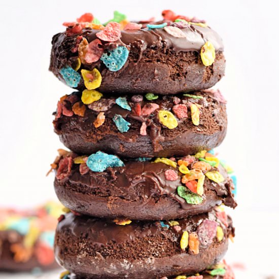 Baked Chocolate Donuts (Non-Dairy)
