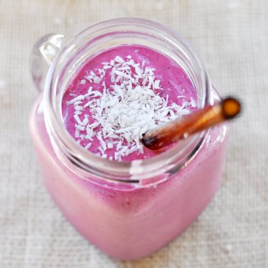 Pink Peanut Butter Smoothie