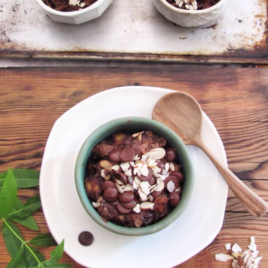 Double Chocolate Bread Pudding