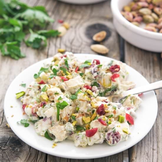 Cranberry Pistachio Chicken Salad