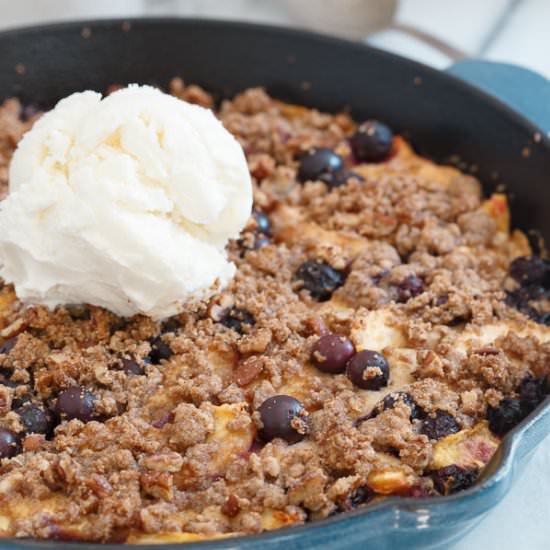 Peach Blueberry Buckle
