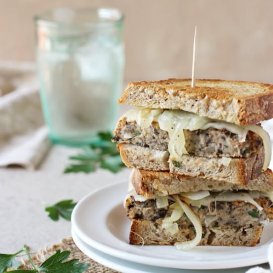 Vegetarian Patty Melts