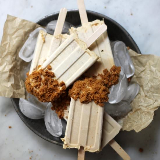 Biscoff Popsicles