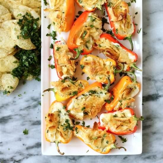 Kettle Chip Crusted Poppers