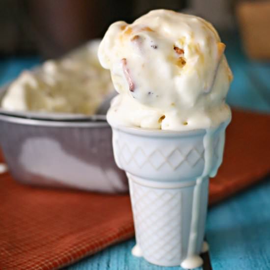 Salted Caramel Pretzel Ice Cream