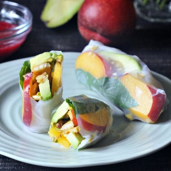 Savory Sweet Summer Rolls
