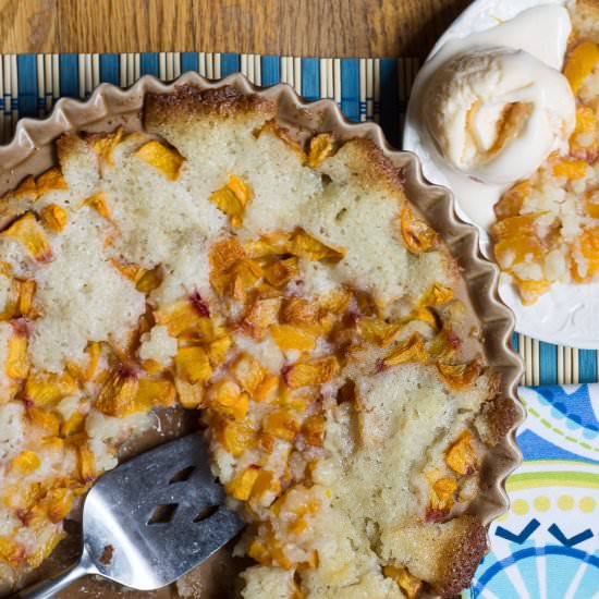 5 Ingredient Peach Cobbler