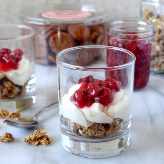 Cherry Cheesecake Mousse