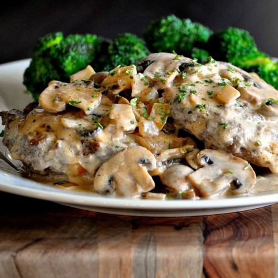 Beef Stroganoff Burgers – Low Carb