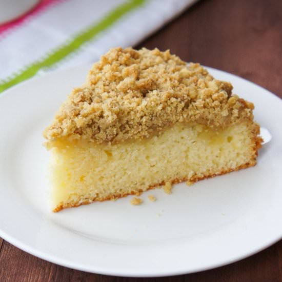 Lemon Curd Crumb Cake