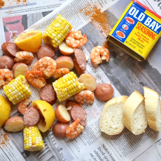 Old Bay Shrimp Boil