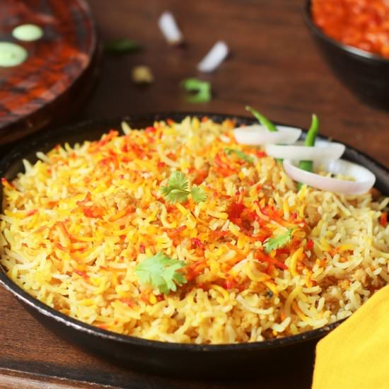 Mutton Mince Biryani