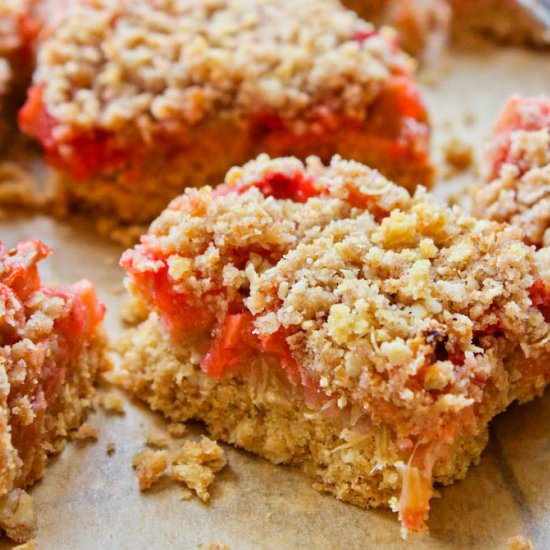 Strawberry Rhubarb Bars
