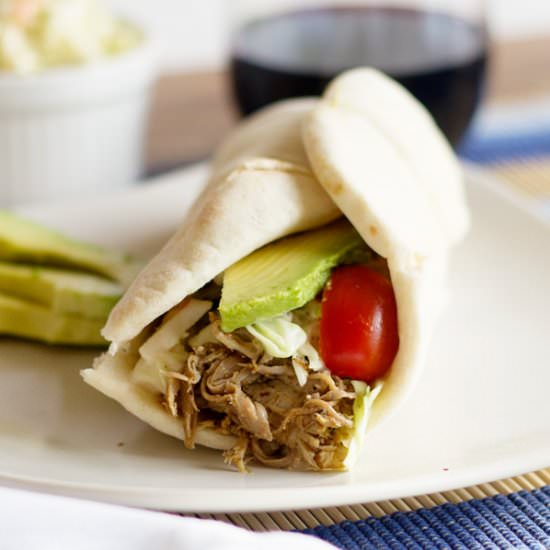 Slow Cooker Pulled Beef Gyros