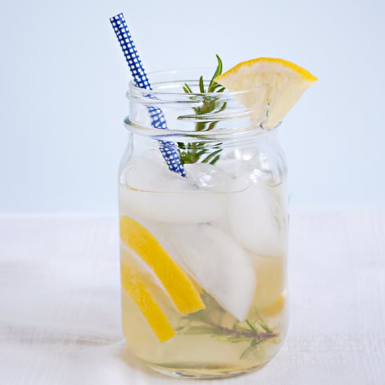 Bitter Lemon Rosemary Gin Smash