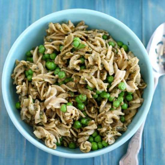 Sunflower Seed Pesto and Pasta