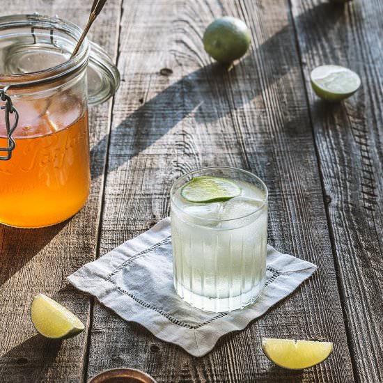 Gin & Tonic w/ DIY Quinine Syrup