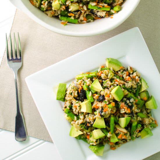 Asparagus Sushi Salad