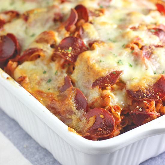 Pizza Pasta Bake