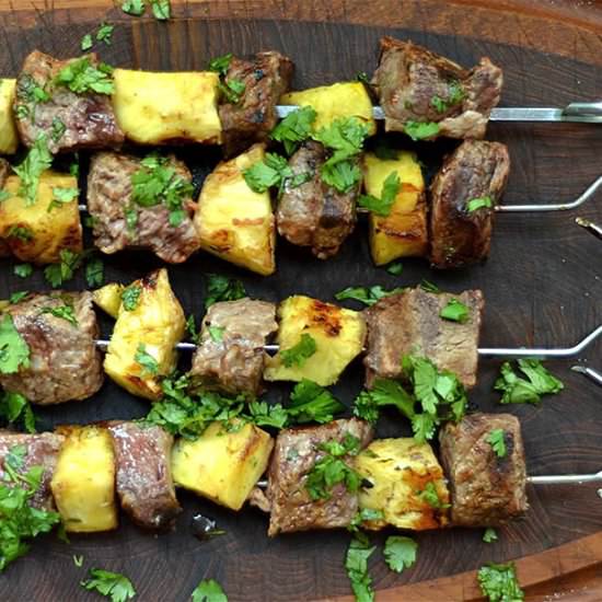 Grilled Thai Beef Kabobs