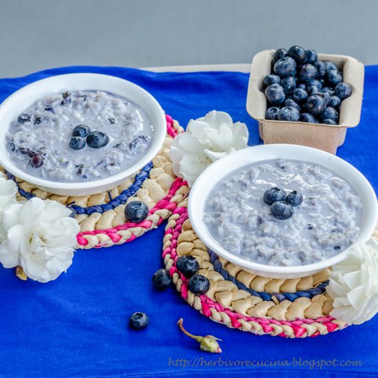 Blueberry Rice Kheer