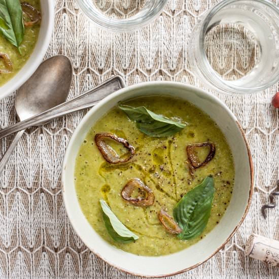 Zucchini Basil Soup