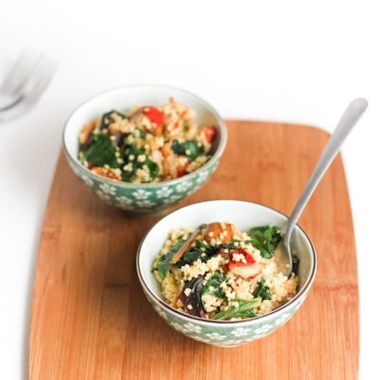 Wild Mushroom Millet Bowl