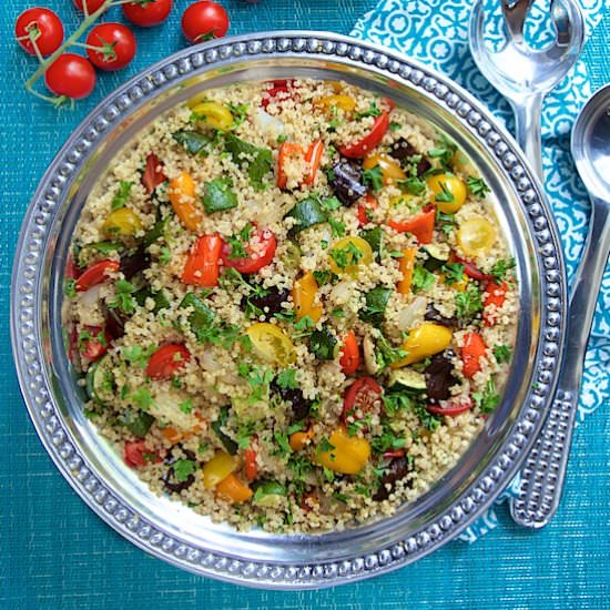 Roasted Ratatouille Quinoa Salad