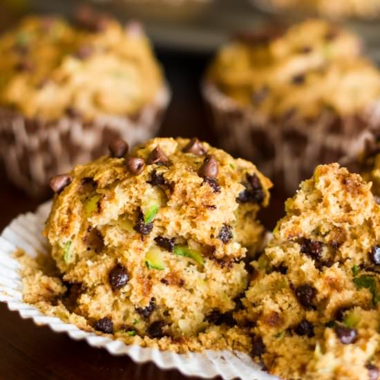 Chocolate Chip Zucchini Muffins