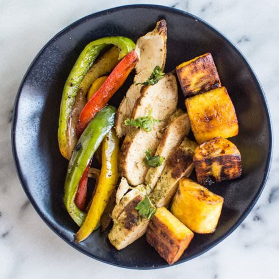 Cilantro Chicken Fajitas