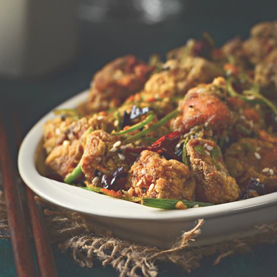 Celery Pepper Chicken