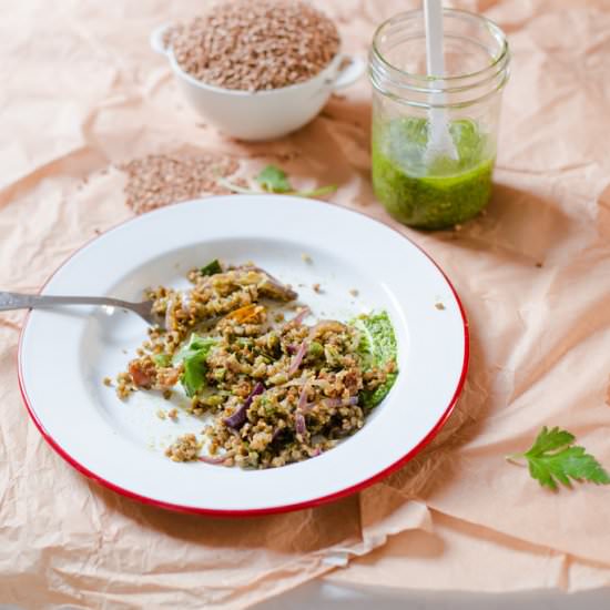Buckwheat with Pesto
