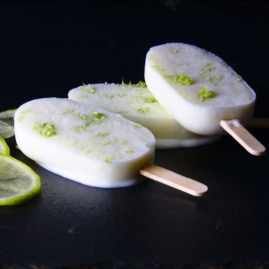 Lime popsicles