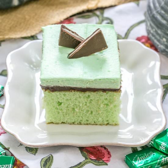 Creme de Menthe Cake