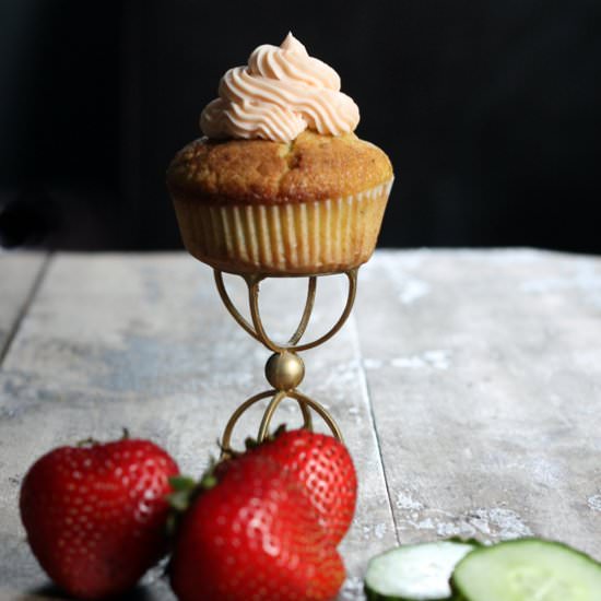 Cucumber and Lemon Cupcakes