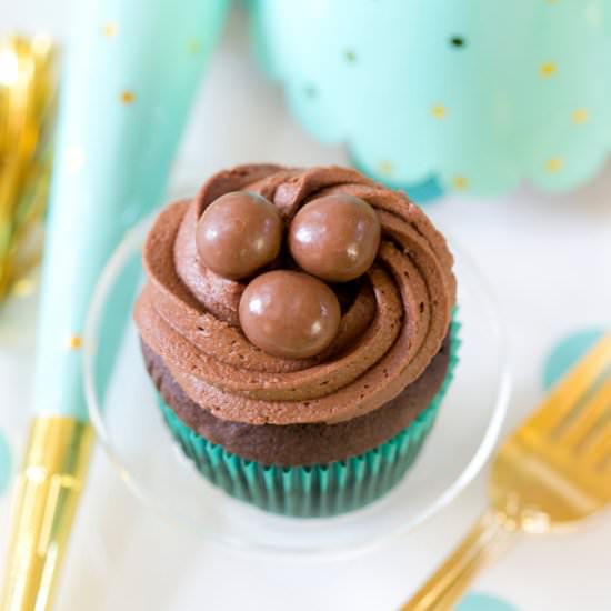 Double Chocolate Cupcakes