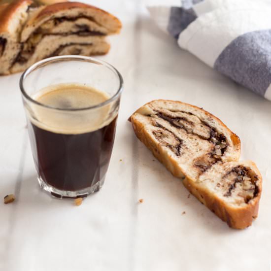 Vegan Chocolate and Walnut Challah