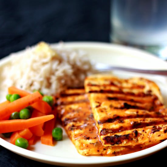 Grilled Per Peri Paneer