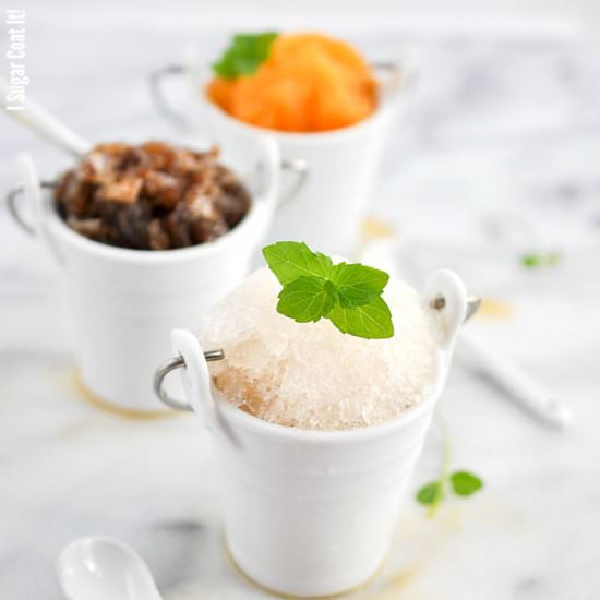 Lemongrass Apricot Malt Granitas